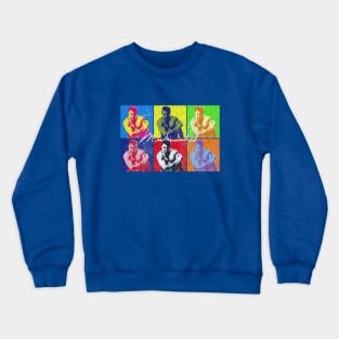 Muhammad Ali Popart Vintage Look Crewneck Sweatshirt